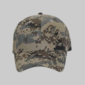 OTTO Digital Camouflage Cotton Blend Twill Six Panel Low Profile Baseball Cap