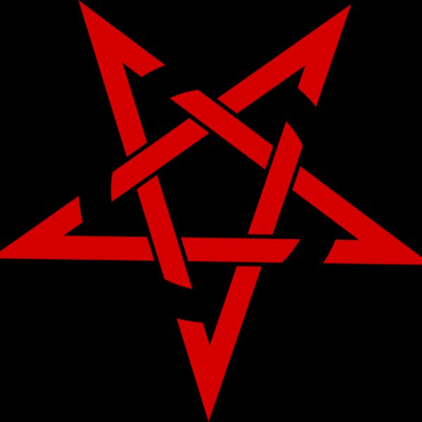 mathafix pentagramme rouge noir Thumbnail