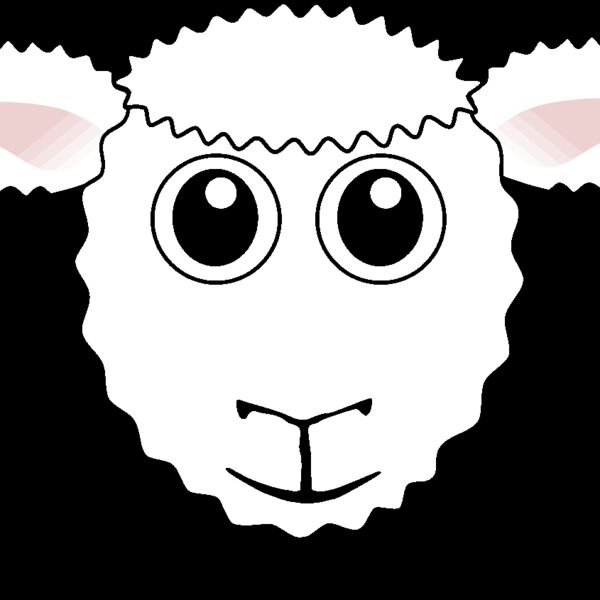 Sheep 01 Face Cartoon Thumbnail