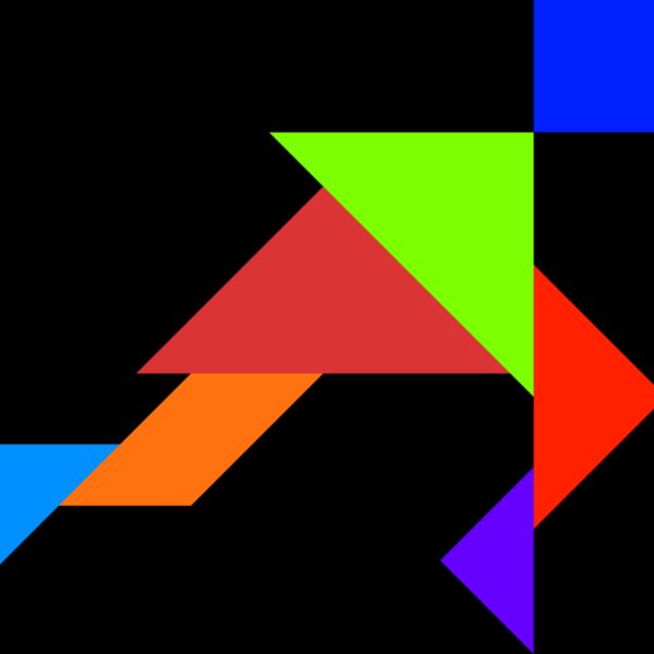 Tangram shape people 06 Thumbnail