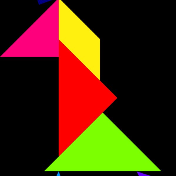 Tangram shape people 16 Thumbnail
