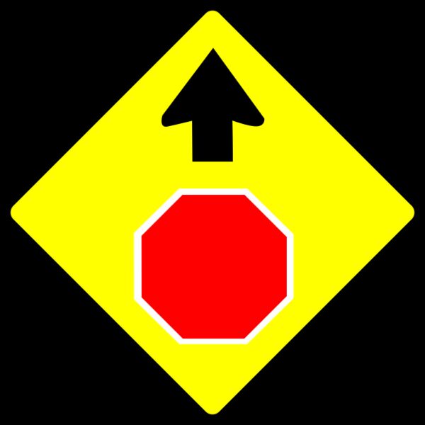 Leomarc caution stop sign Thumbnail