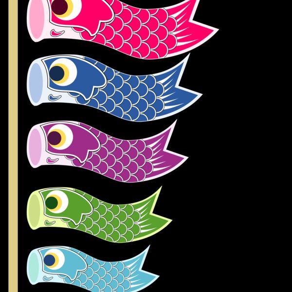 Koinobori with Pole Thumbnail