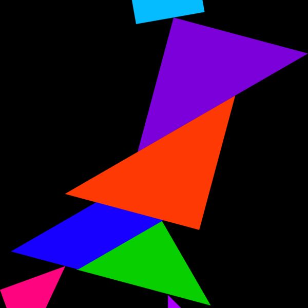 Tangram shape people 25 Thumbnail