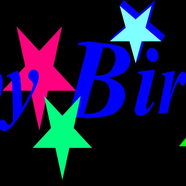 happy birthday with stares Thumbnail
